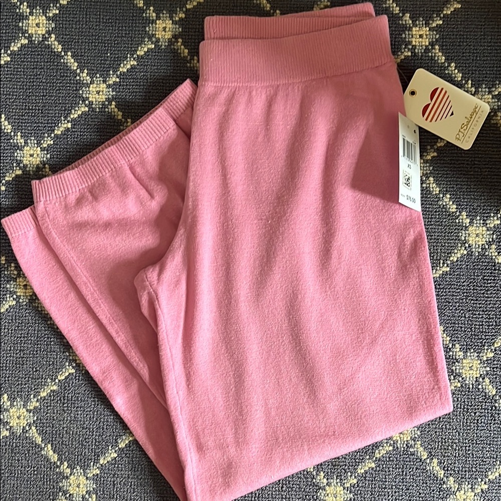 PJ Salvage Pink Knit Lounge Pants